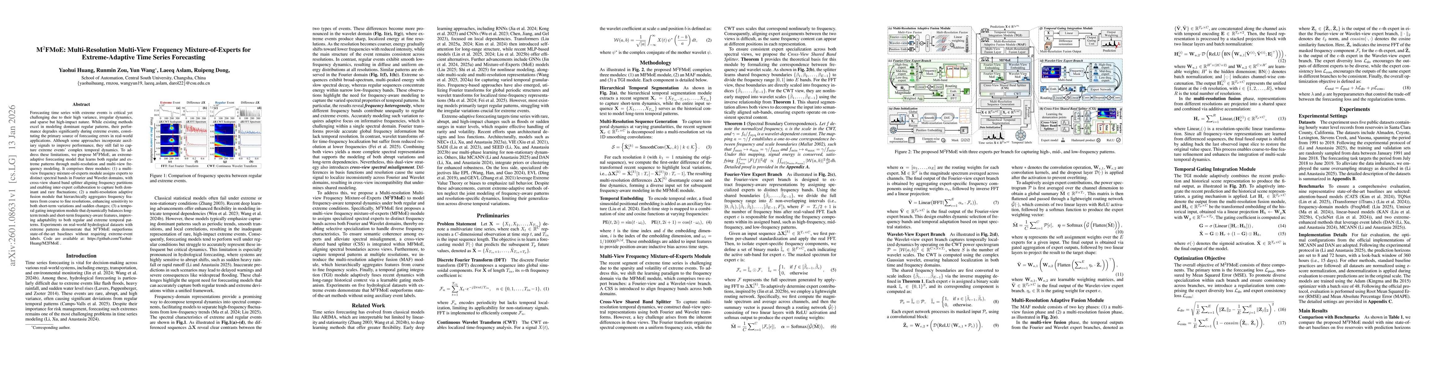 Thumbnail for M$^2$FMoE: Multi-Resolution Multi-View Frequency Mixture-of-Experts for Extreme-Adaptive Time Series Forecasting