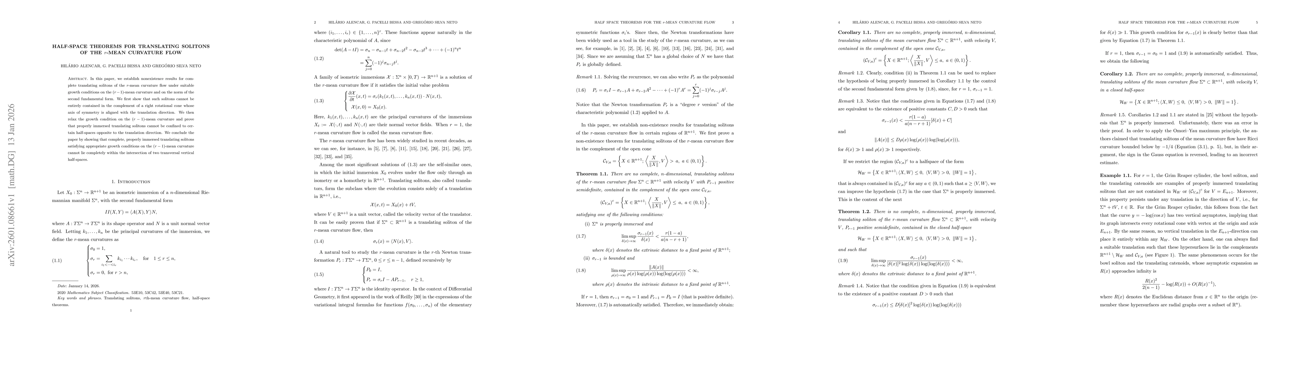 Thumbnail for Half-space theorems for translating solitons of the r-mean curvature flow