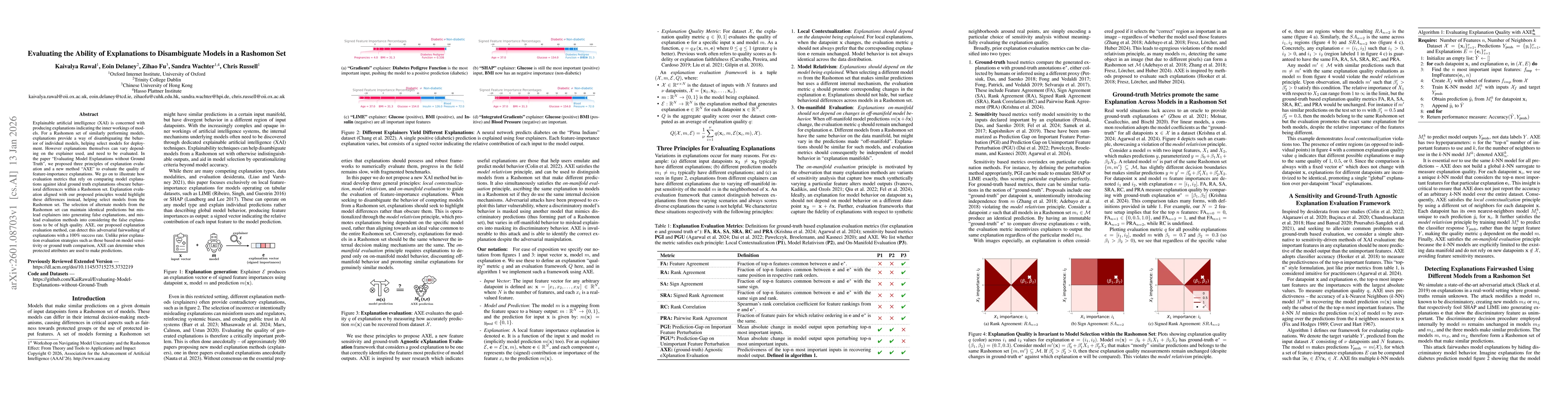 Thumbnail for Evaluating the Ability of Explanations to Disambiguate Models in a Rashomon Set