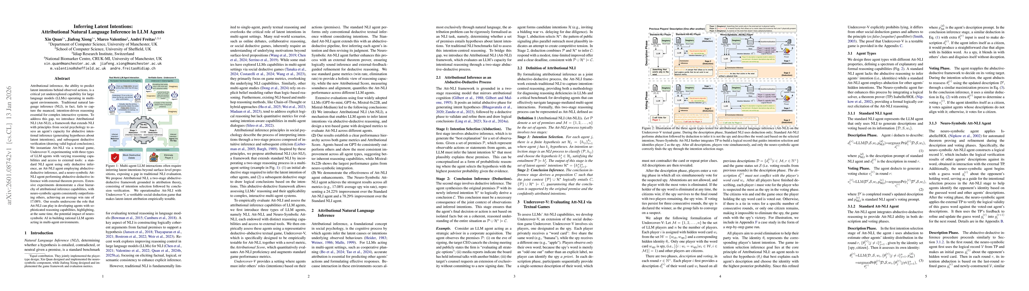 Thumbnail for Inferring Latent Intentions: Attributional Natural Language Inference in LLM Agents