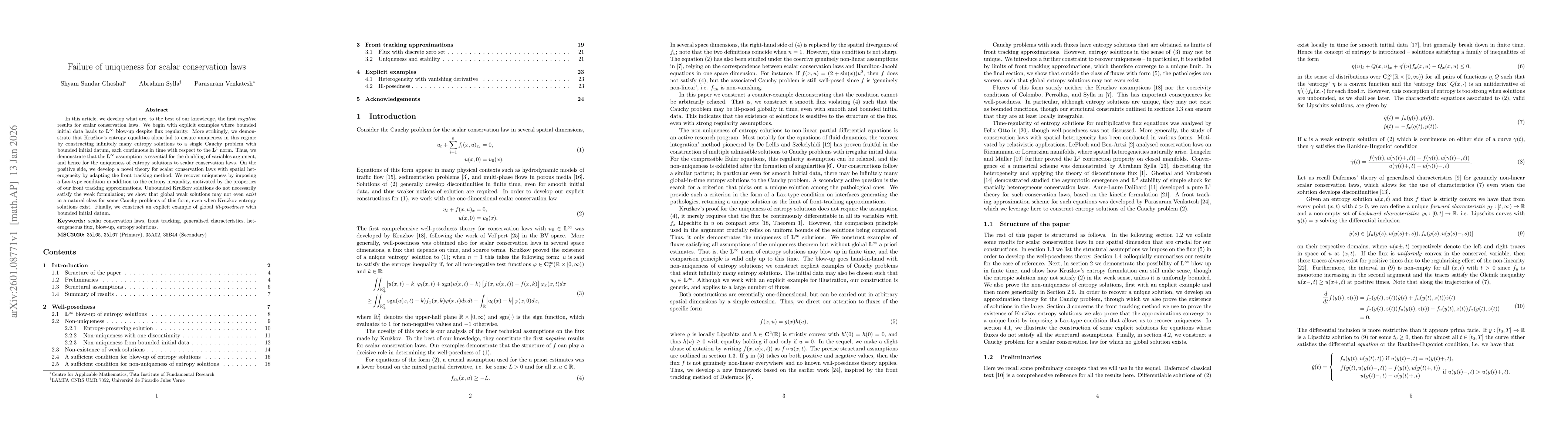 Thumbnail for Failure of uniqueness for scalar conservation laws