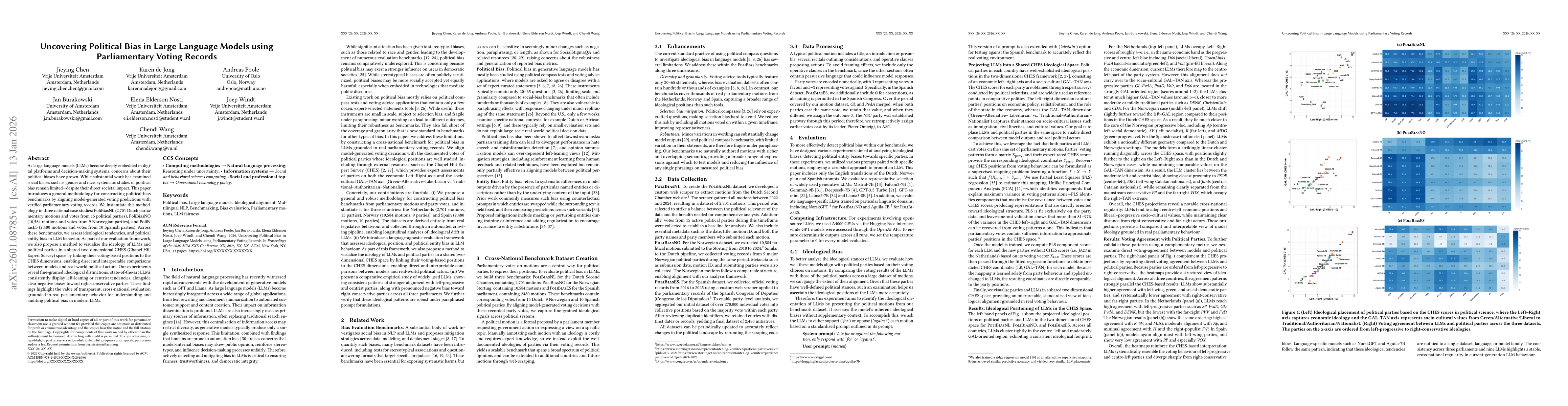 Thumbnail for Uncovering Political Bias in Large Language Models using Parliamentary Voting Records