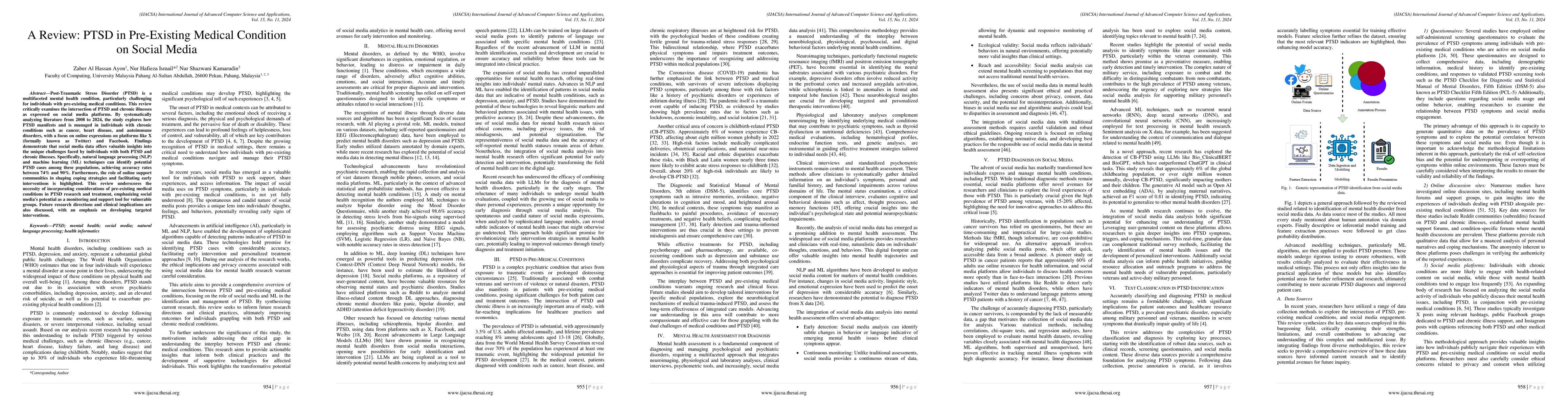 Thumbnail for A Review: PTSD in Pre-Existing Medical Condition on Social Media
