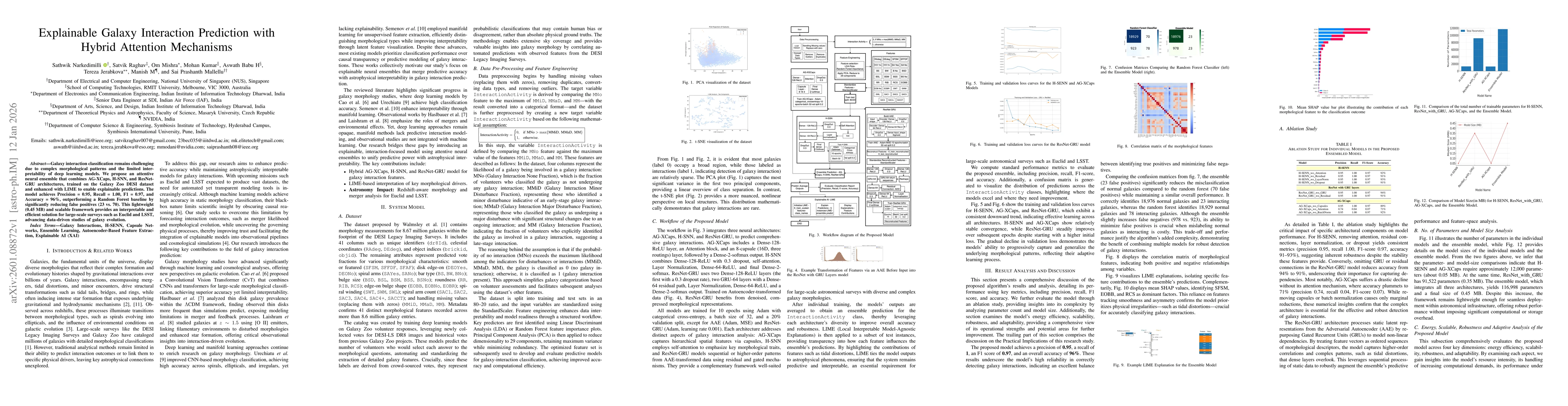 Thumbnail for Explainable Galaxy Interaction Prediction with Hybrid Attention Mechanisms