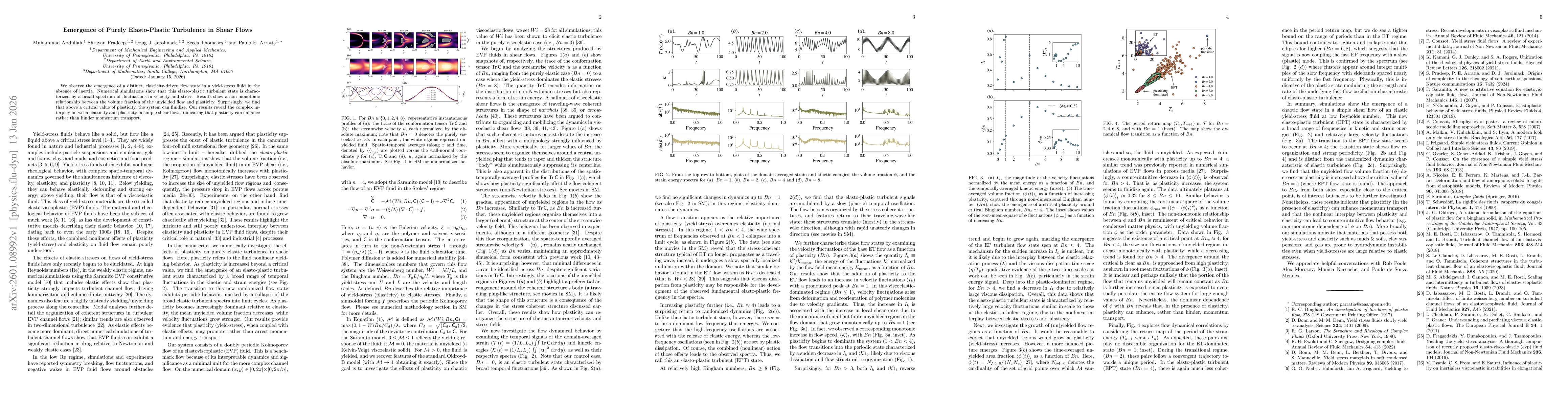 Thumbnail for Emergence of Purely Elasto-Plastic Turbulence in Shear Flows