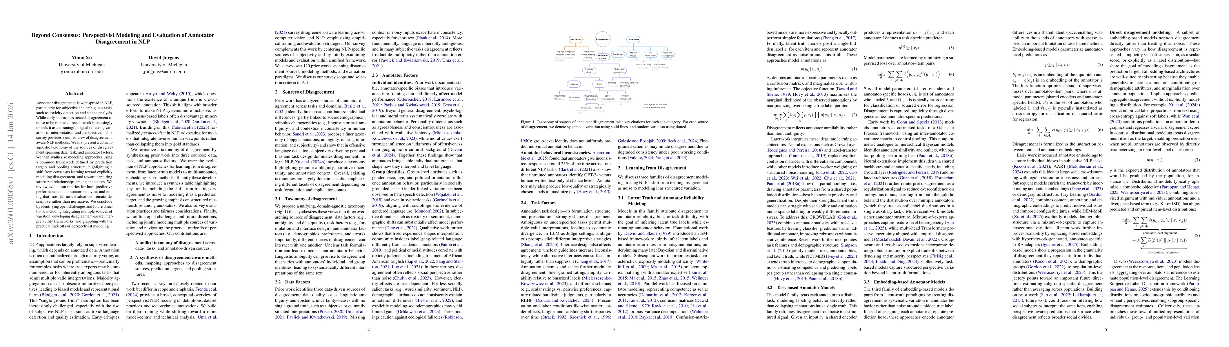 Thumbnail for Beyond Consensus: Perspectivist Modeling and Evaluation of Annotator Disagreement in NLP