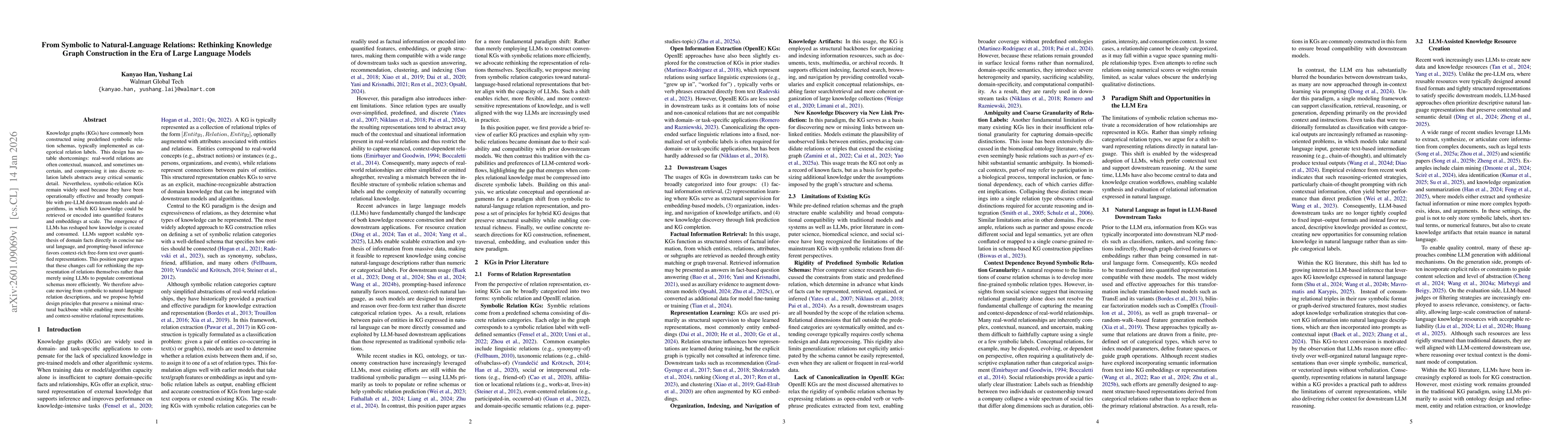 Thumbnail for From Symbolic to Natural-Language Relations: Rethinking Knowledge Graph Construction in the Era of Large Language Models