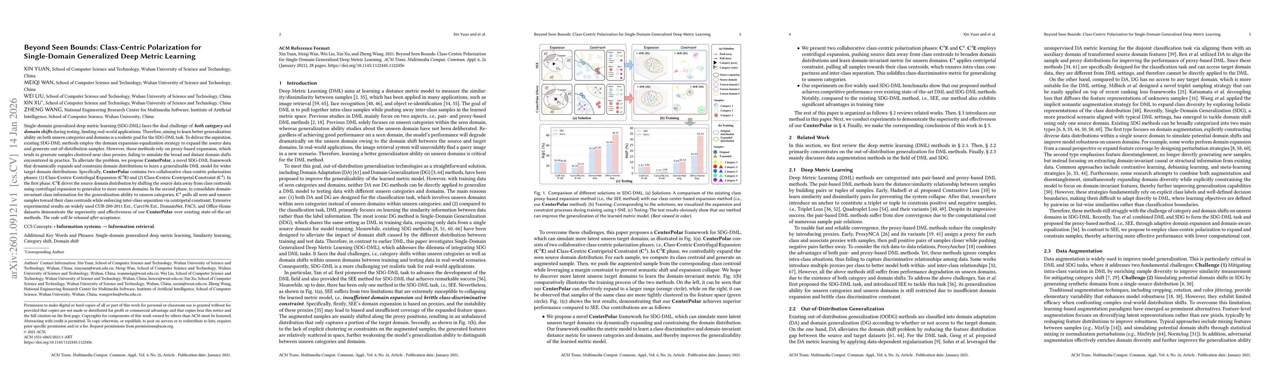 Thumbnail for Beyond Seen Bounds: Class-Centric Polarization for Single-Domain Generalized Deep Metric Learning