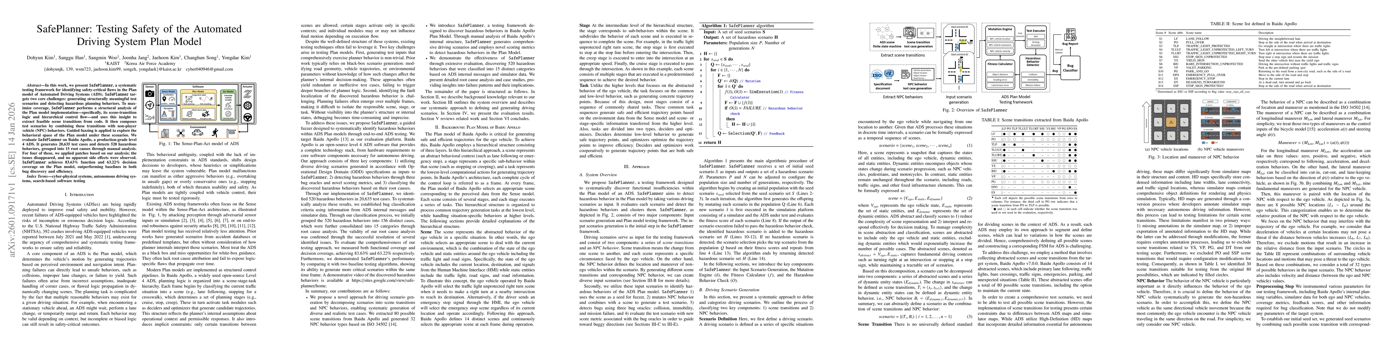 Thumbnail for SafePlanner: Testing Safety of the Automated Driving System Plan Model