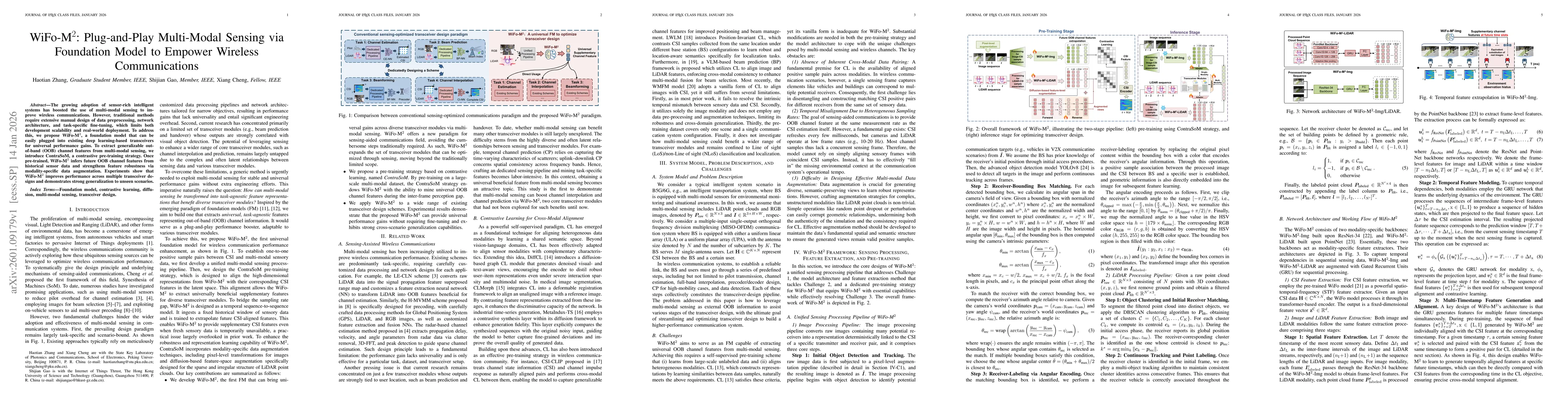 Thumbnail for WiFo-M$^2$: Plug-and-Play Multi-Modal Sensing via Foundation Model to Empower Wireless Communications