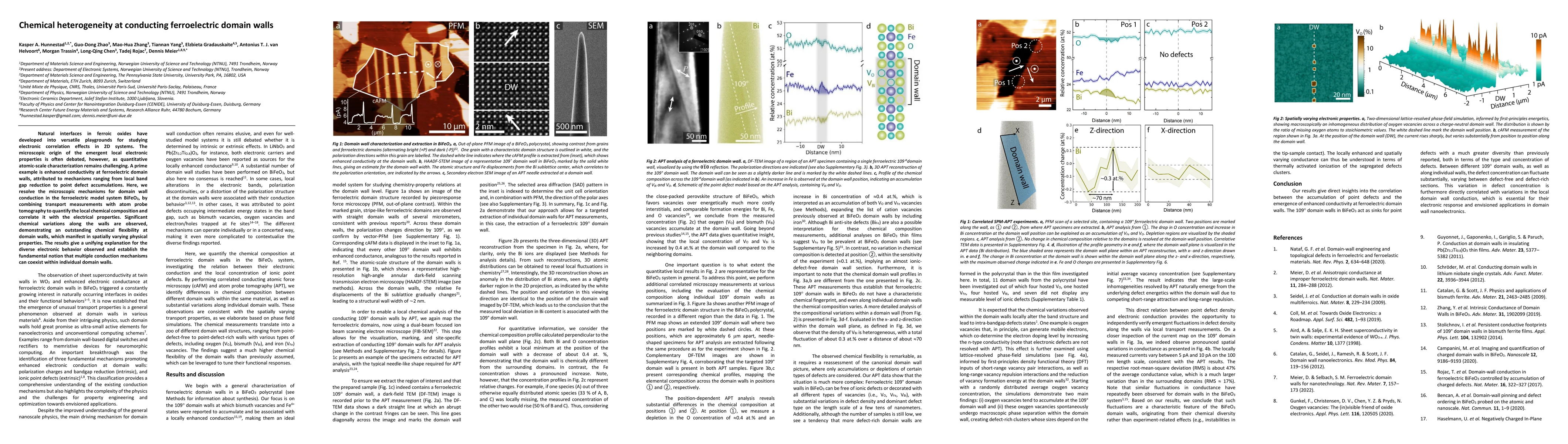 Thumbnail for Chemical heterogeneity at conducting ferroelectric domain walls