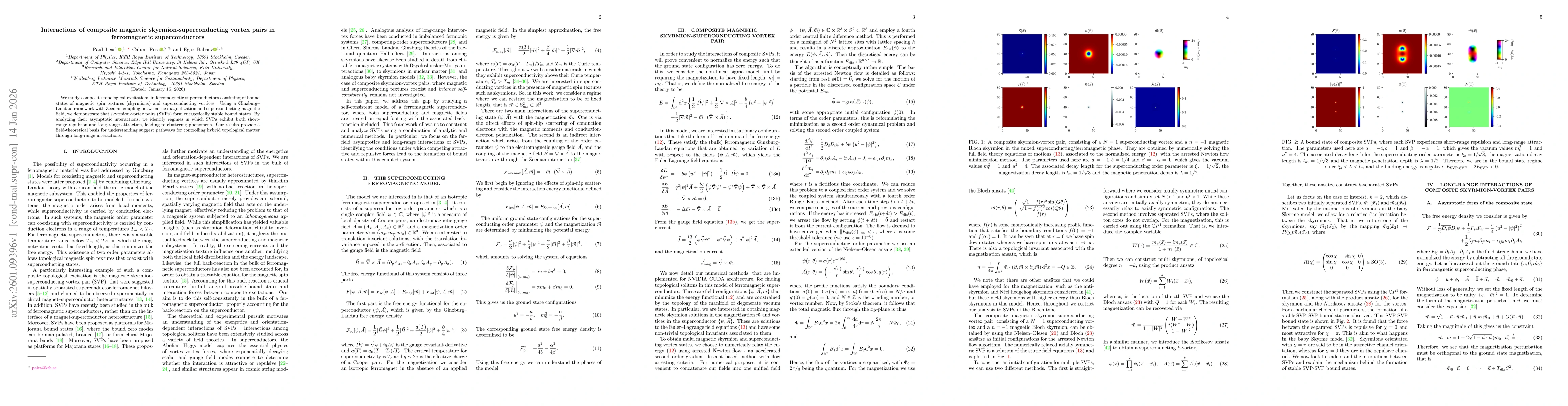 Thumbnail for Interactions of composite magnetic skyrmion-superconducting vortex pairs in ferromagnetic superconductors