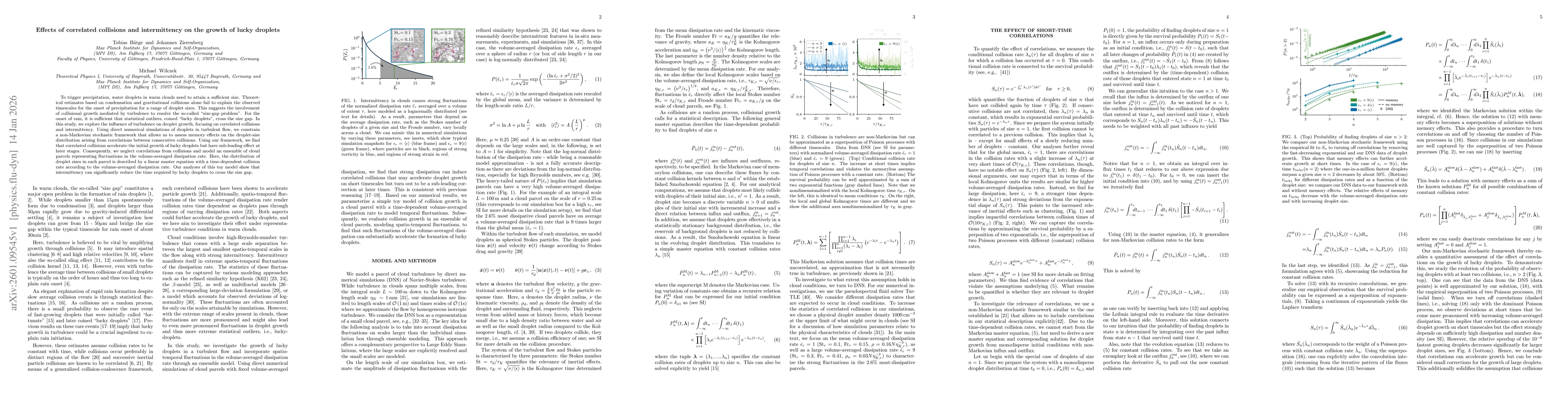 Thumbnail for Effects of correlated collisions and intermittency on the growth of lucky droplets