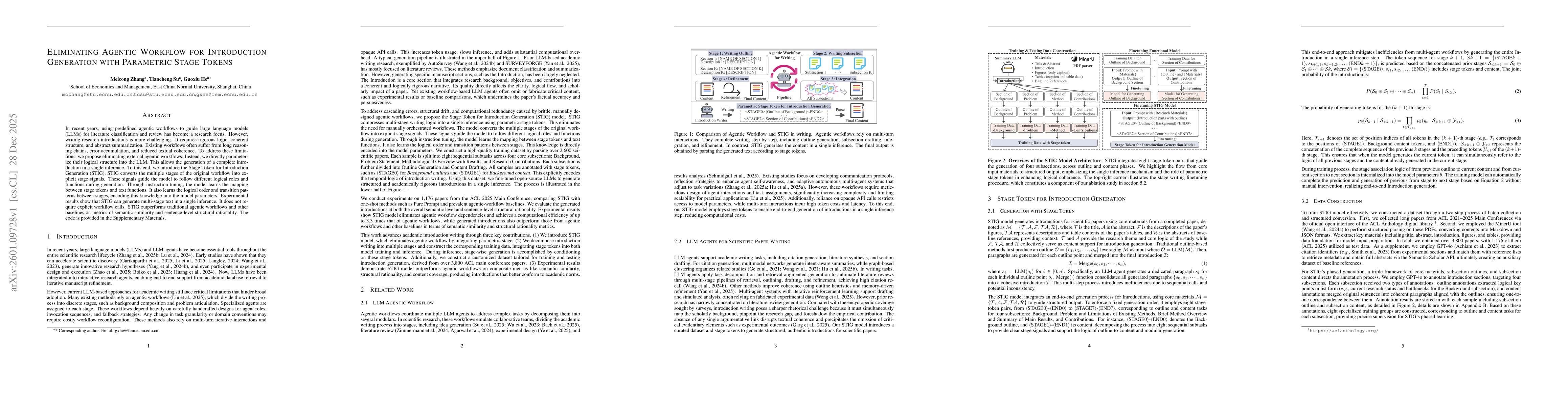 Thumbnail for Eliminating Agentic Workflow for Introduction Generation with Parametric Stage Tokens