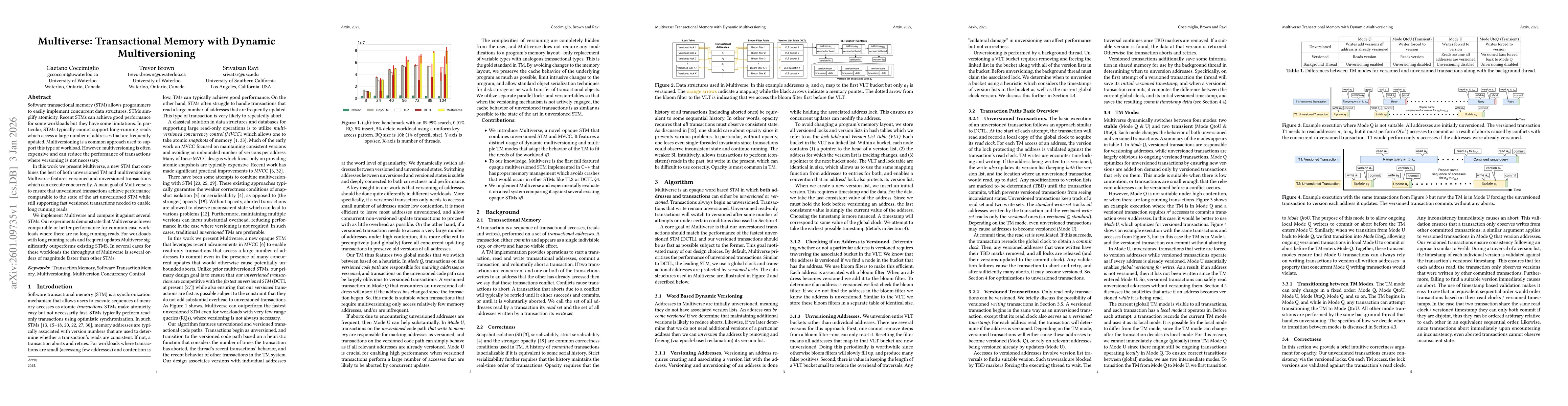 Thumbnail for Multiverse: Transactional Memory with Dynamic Multiversioning