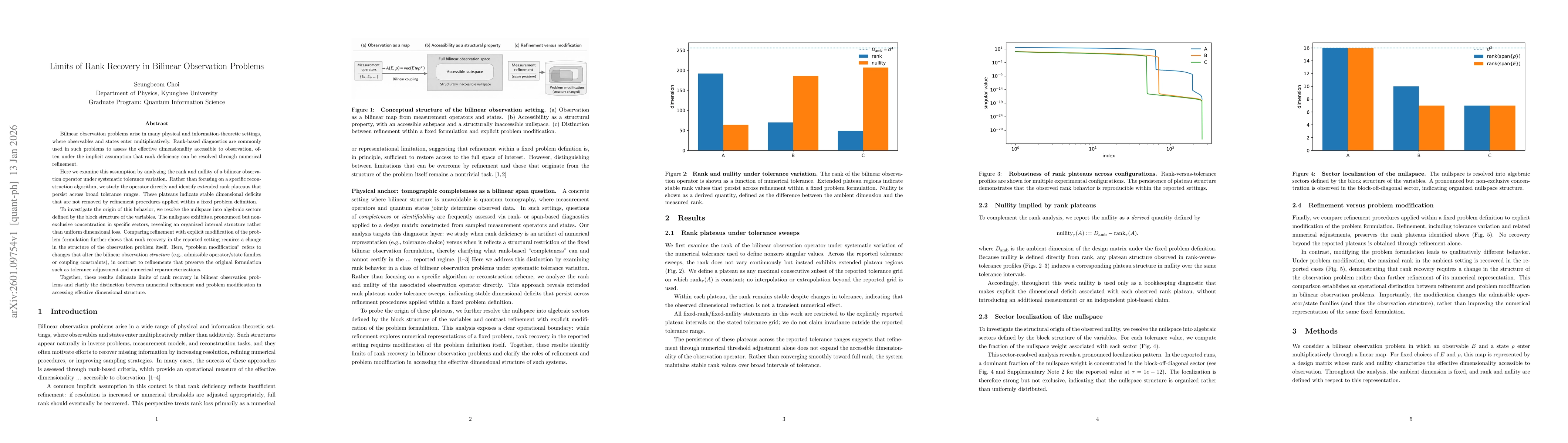 Thumbnail for Limits of Rank Recovery in Bilinear Observation Problems
