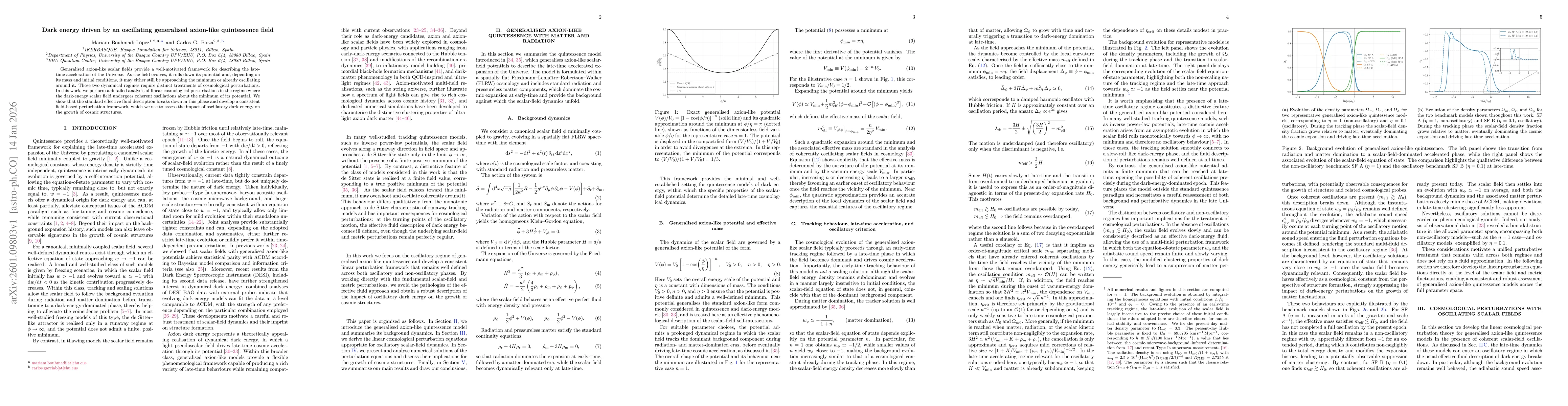 Thumbnail for Dark energy driven by an oscillating generalised axion-like quintessence field