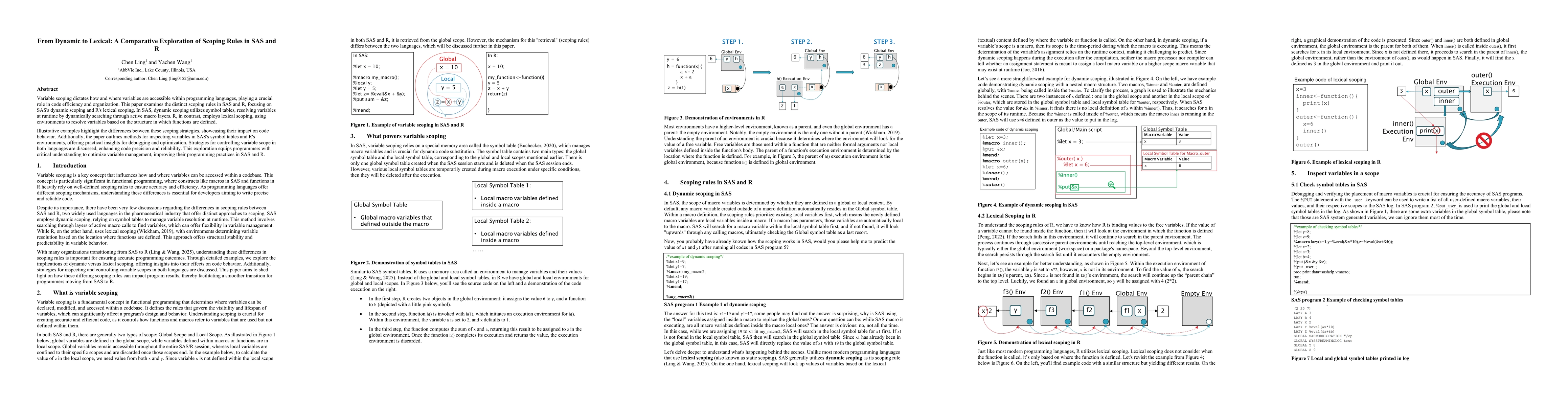 Thumbnail for From Dynamic to Lexical: A Comparative Exploration of Scoping Rules in SAS and R