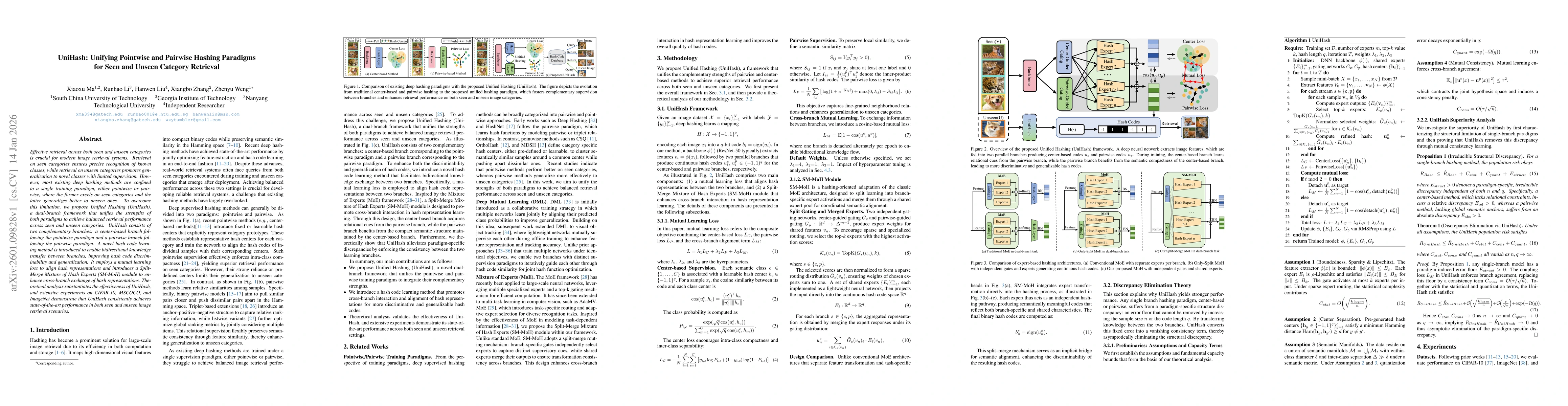 Thumbnail for UniHash: Unifying Pointwise and Pairwise Hashing Paradigms for Seen and Unseen Category Retrieval