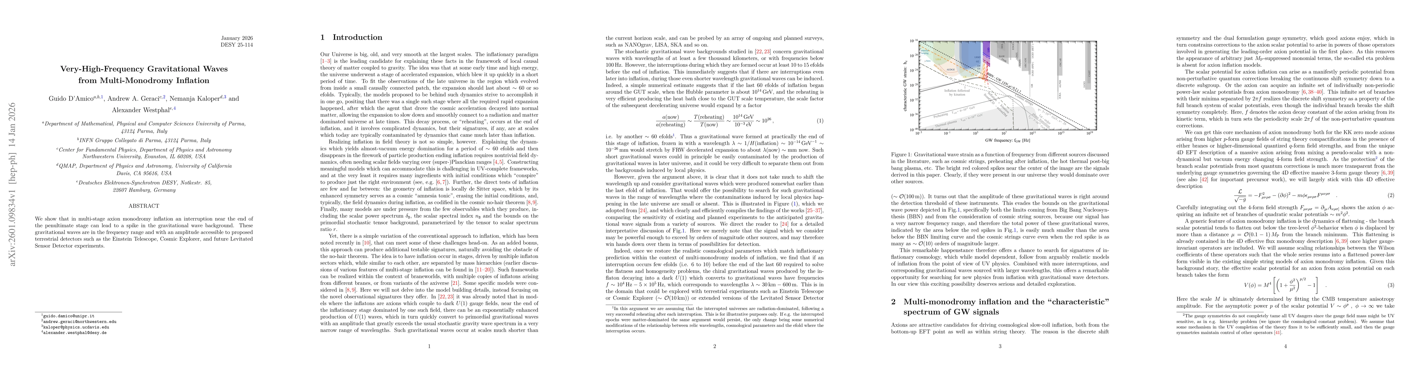 Thumbnail for Very-High-Frequency Gravitational Waves from Multi-Monodromy Inflation
