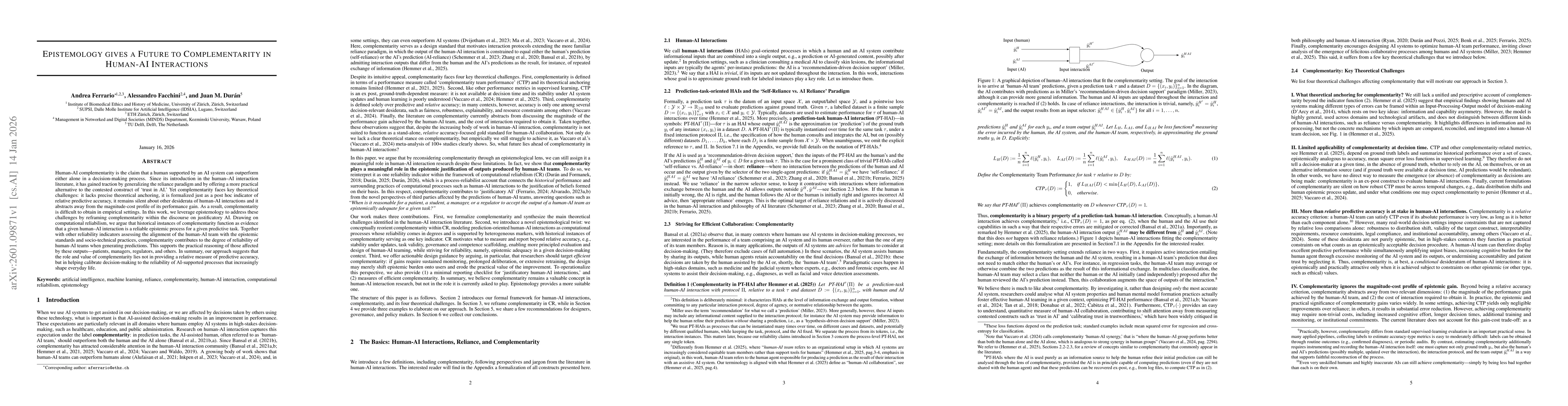 Thumbnail for Epistemology gives a Future to Complementarity in Human-AI Interactions
