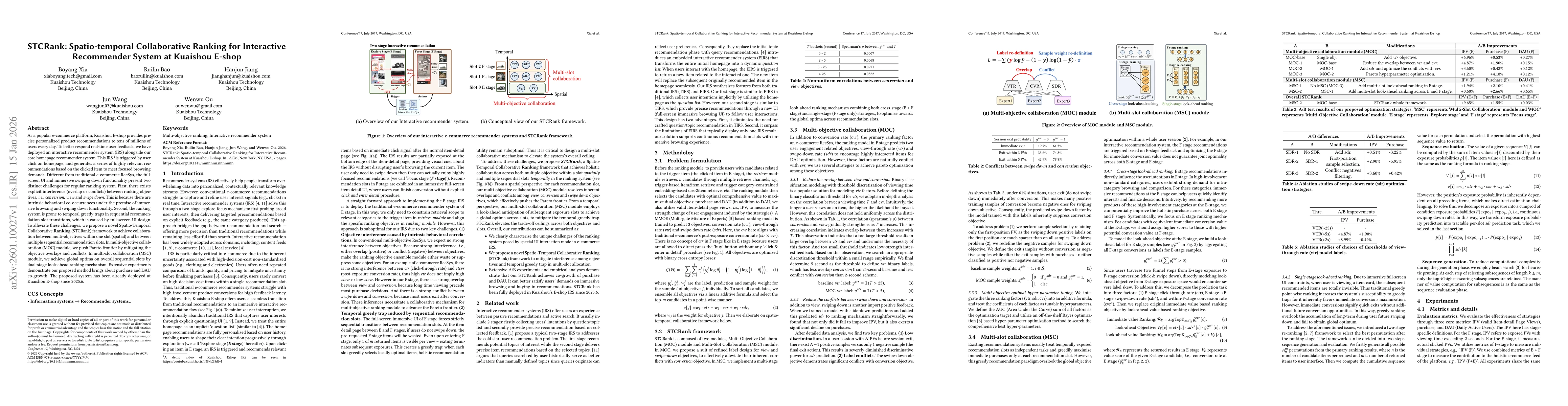 Thumbnail for STCRank: Spatio-temporal Collaborative Ranking for Interactive Recommender System at Kuaishou E-shop