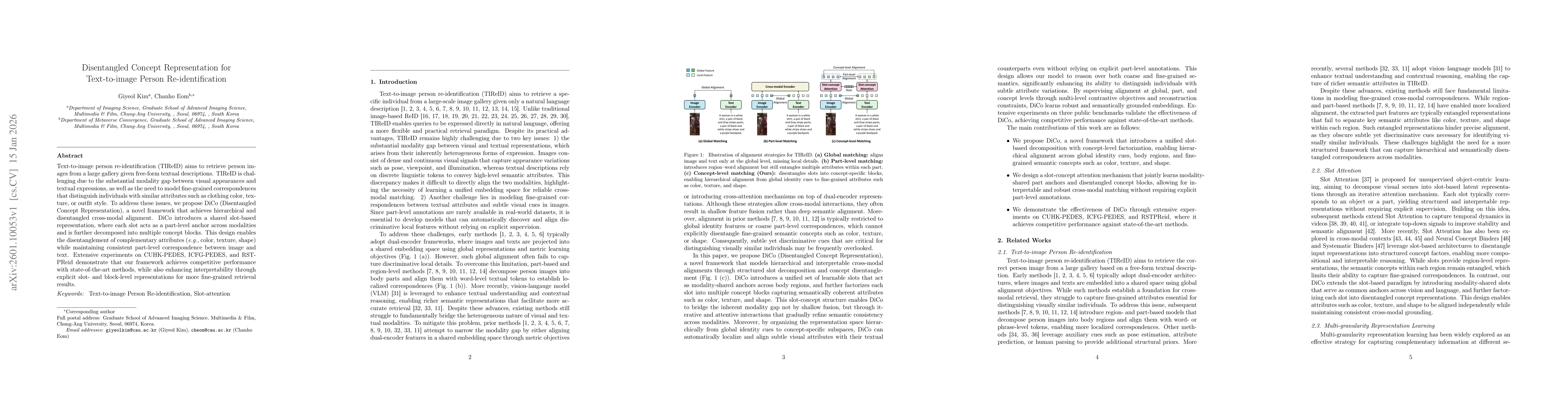 Thumbnail for Disentangled Concept Representation for Text-to-image Person Re-identification