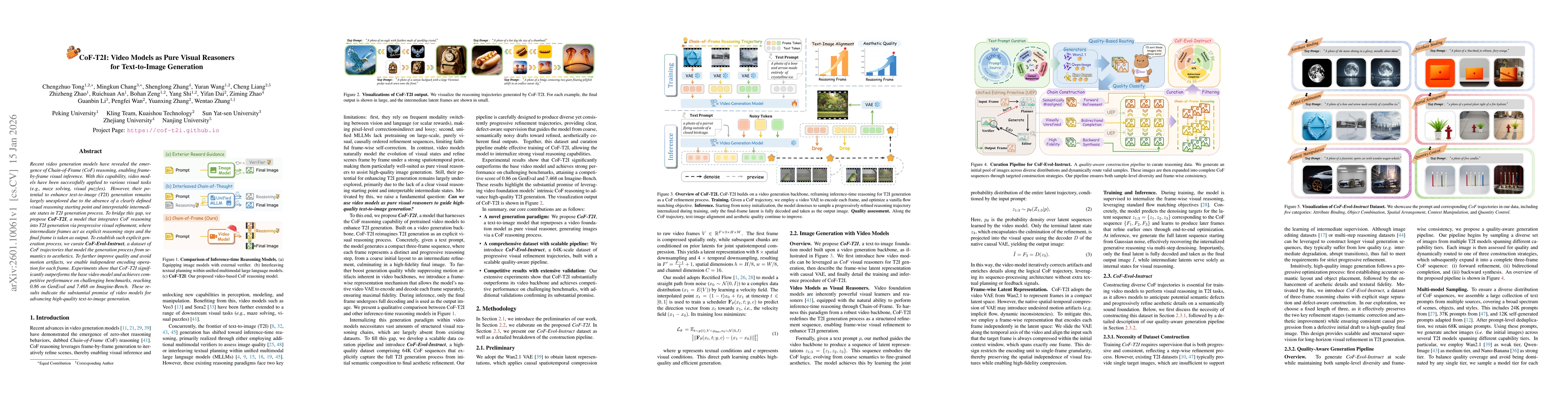 Thumbnail for CoF-T2I: Video Models as Pure Visual Reasoners for Text-to-Image Generation