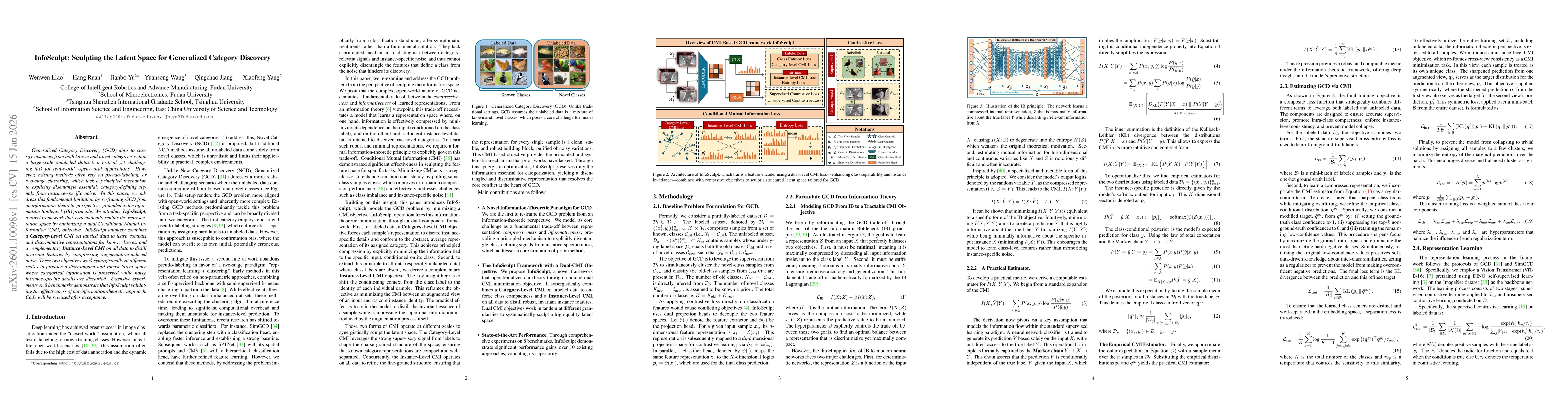 Thumbnail for InfoSculpt: Sculpting the Latent Space for Generalized Category Discovery