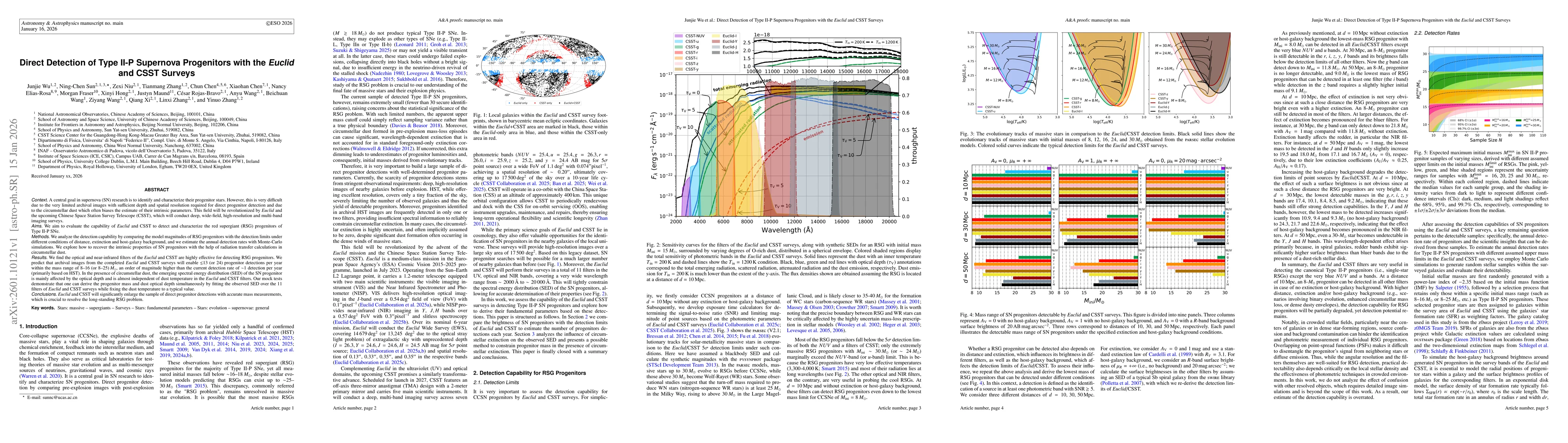 Thumbnail for Direct Detection of Type II-P Supernova Progenitors with the Euclid and CSST Surveys