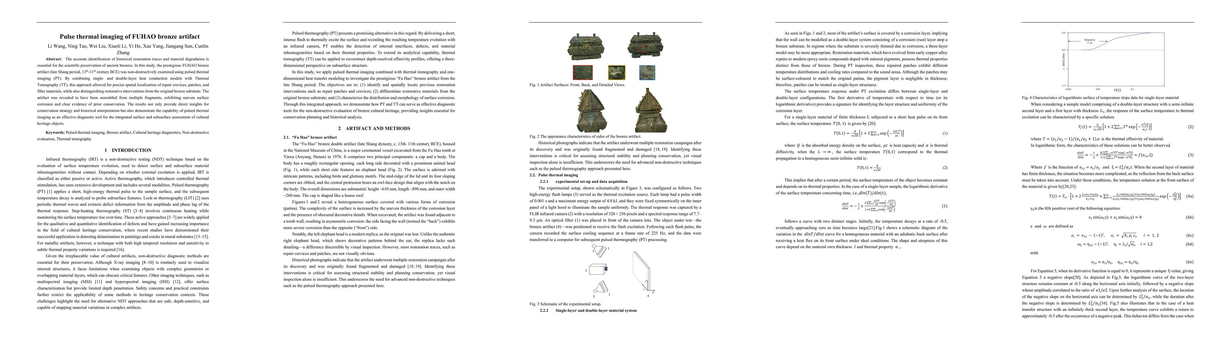 Thumbnail for Pulse thermal imaging of FUHAO bronze artifact