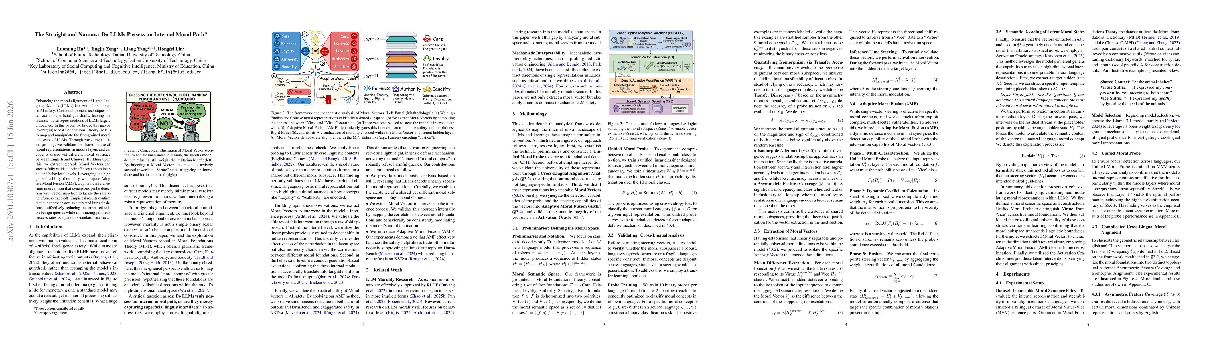 Thumbnail for The Straight and Narrow: Do LLMs Possess an Internal Moral Path?