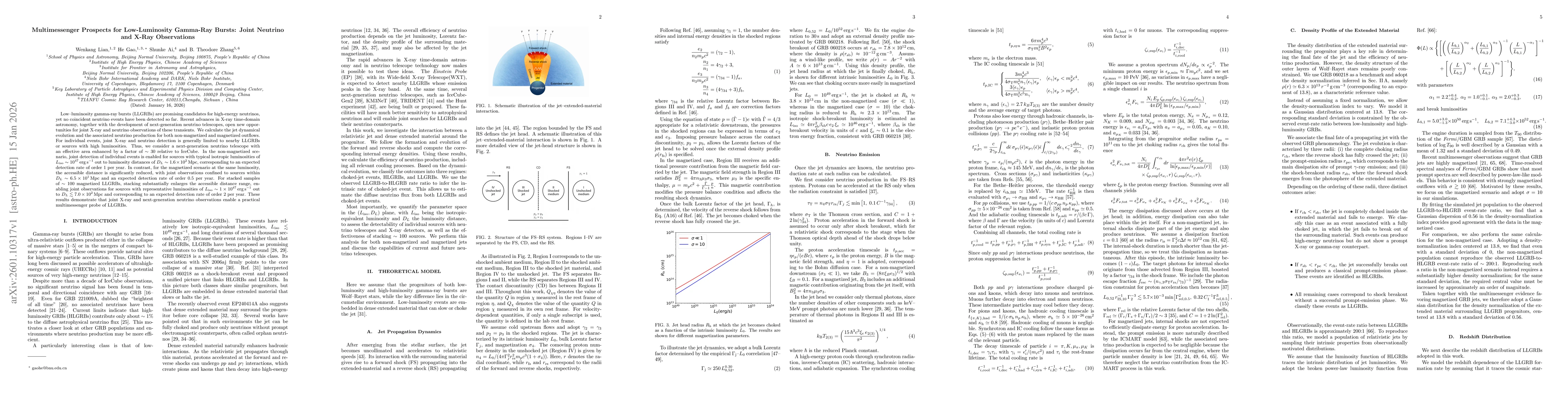 Thumbnail for Multimessenger Prospects for Low-Luminosity Gamma-Ray Bursts: Joint Neutrino and X-Ray Observations