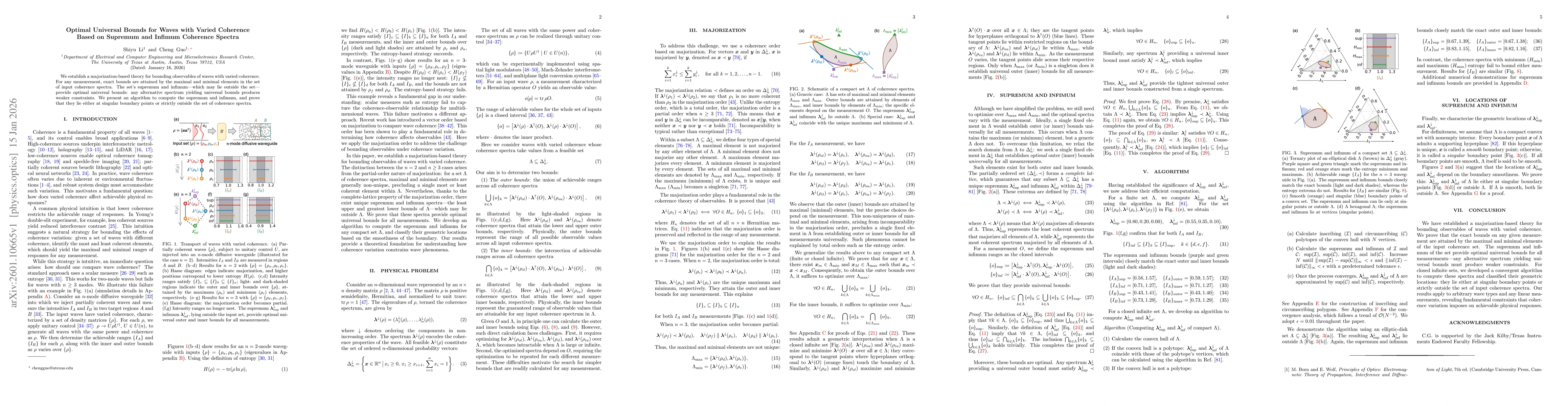 Thumbnail for Optimal universal bounds for waves with varied coherence based on supremum and infimum coherence spectra