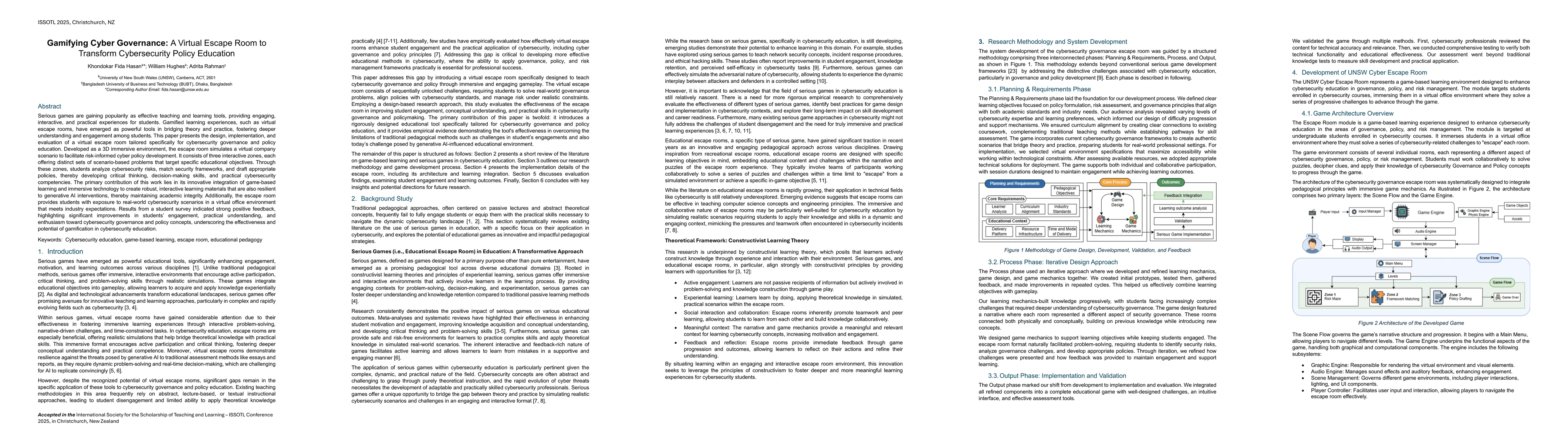 Thumbnail for Gamifying Cyber Governance: A Virtual Escape Room to Transform Cybersecurity Policy Education