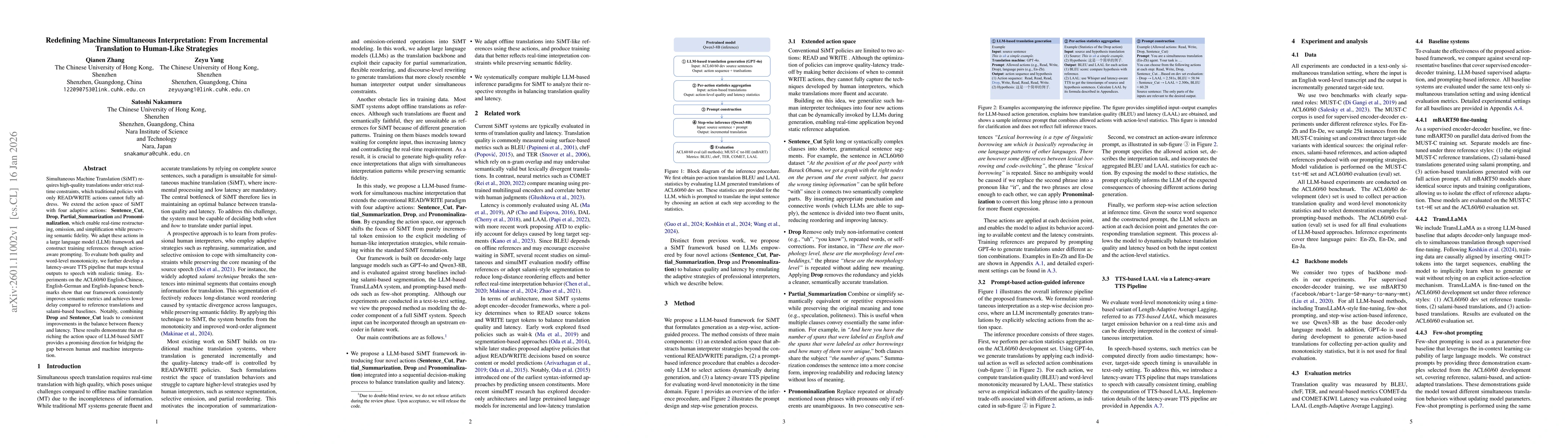 Thumbnail for Redefining Machine Simultaneous Interpretation: From Incremental Translation to Human-Like Strategies