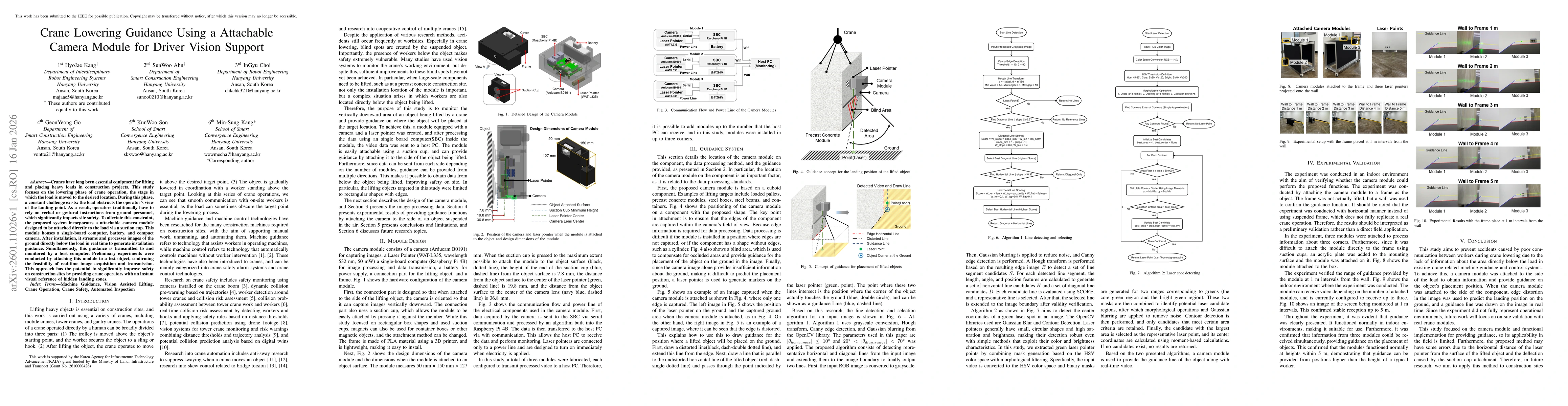 Thumbnail for Crane Lowering Guidance Using a Attachable Camera Module for Driver Vision Support