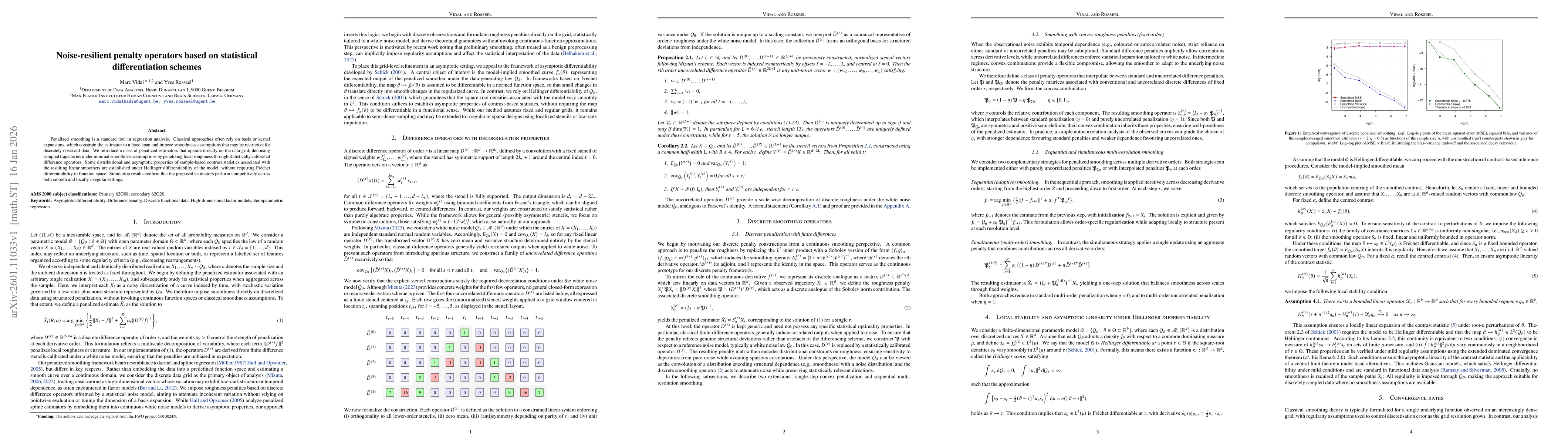 Thumbnail for Noise-resilient penalty operators based on statistical differentiation schemes
