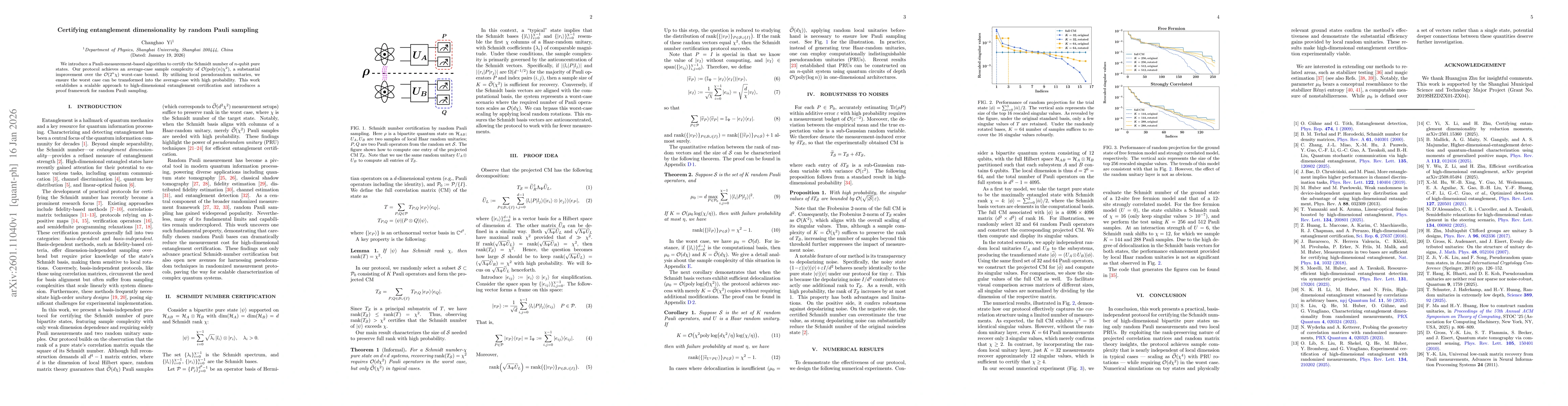 Thumbnail for Certifying entanglement dimensionality by random Pauli sampling
