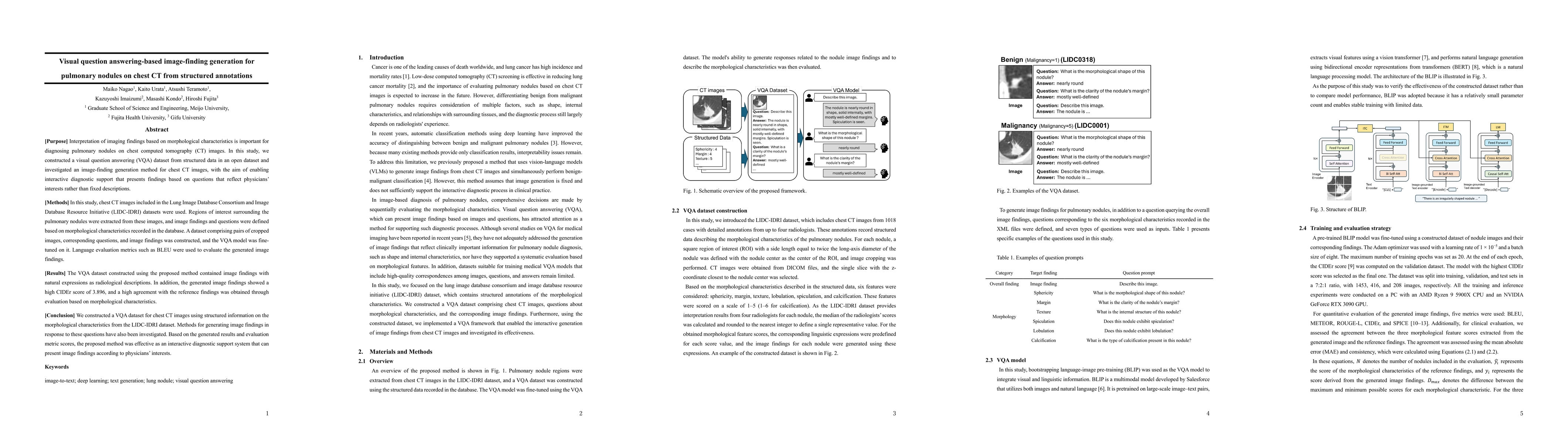 Thumbnail for Visual question answering-based image-finding generation for pulmonary nodules on chest CT from structured annotations