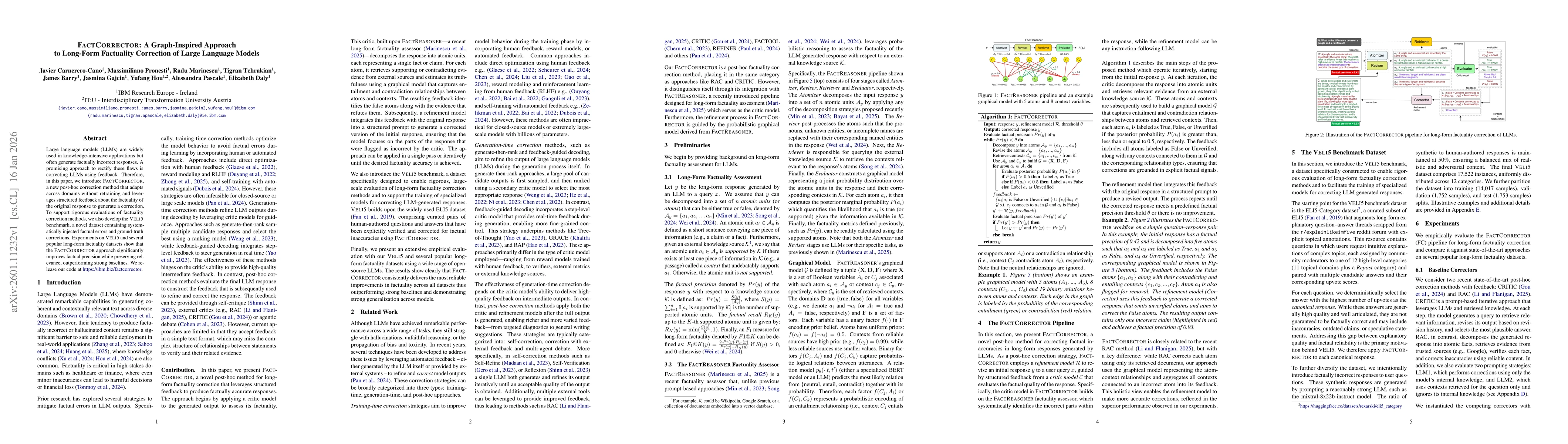 Thumbnail for FactCorrector: A Graph-Inspired Approach to Long-Form Factuality Correction of Large Language Models