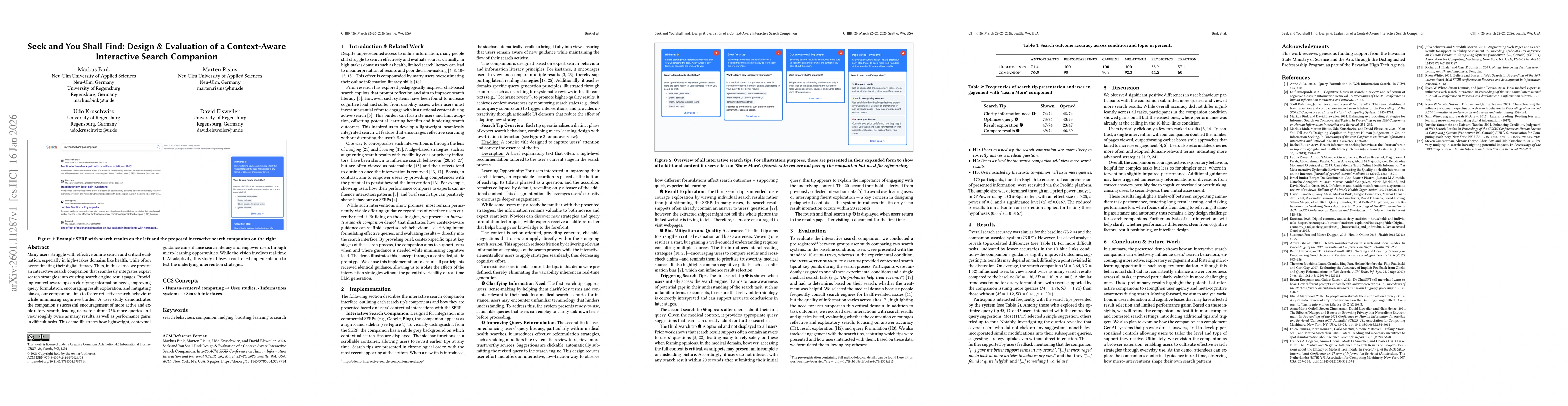 Thumbnail for Seek and You Shall Find: Design & Evaluation of a Context-Aware Interactive Search Companion