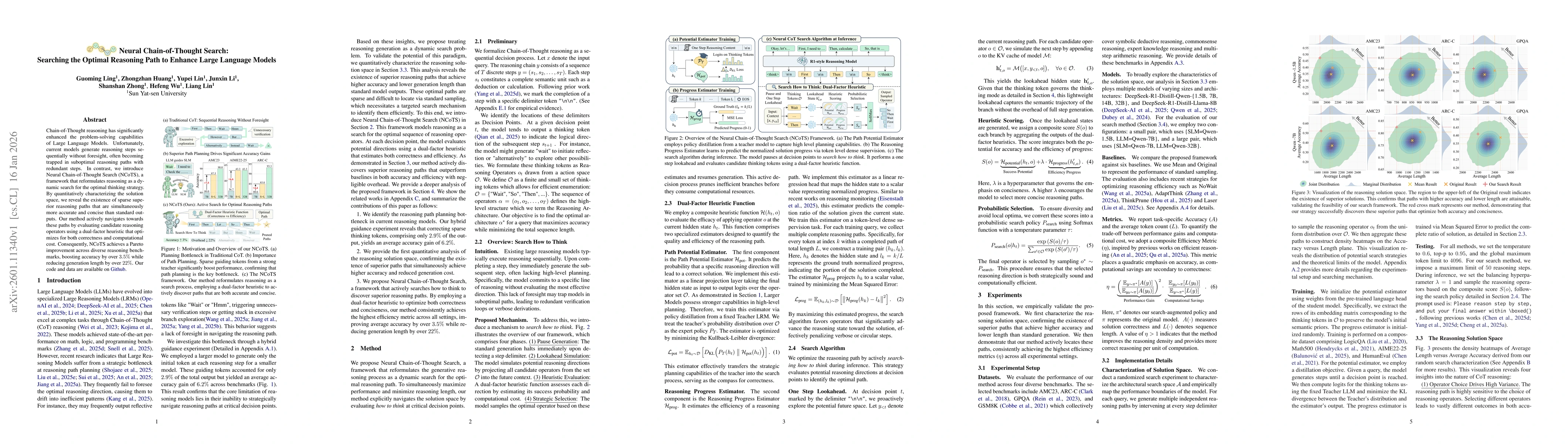 Thumbnail for Neural Chain-of-Thought Search: Searching the Optimal Reasoning Path to Enhance Large Language Models