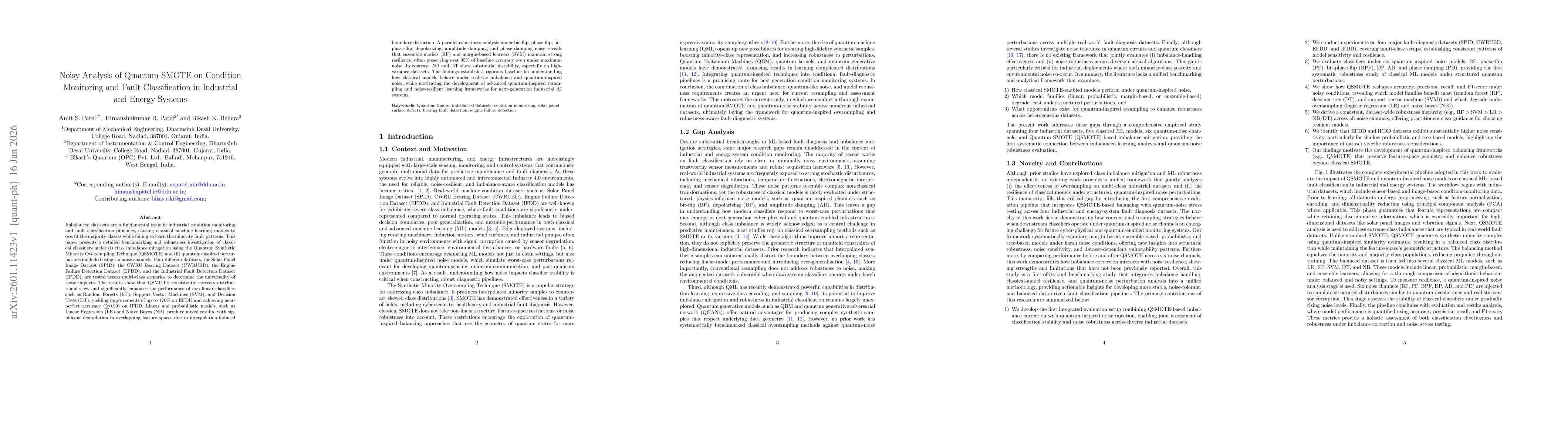 Thumbnail for Noisy Analysis of Quantum SMOTE on Condition Monitoring and Fault Classification in Industrial and Energy Systems