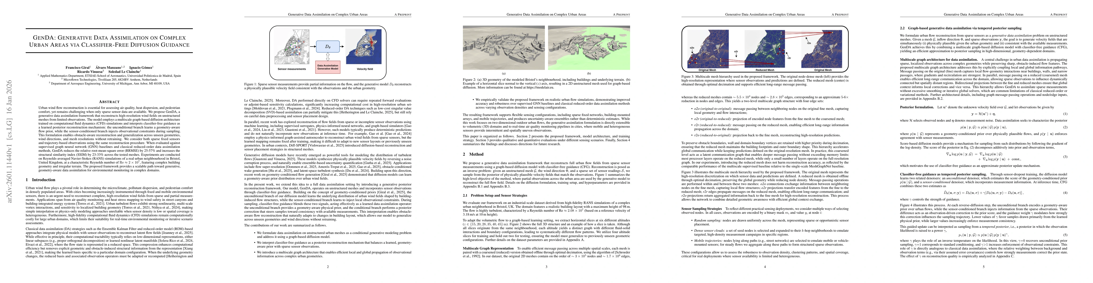 Thumbnail for GenDA: Generative Data Assimilation on Complex Urban Areas via Classifier-Free Diffusion Guidance