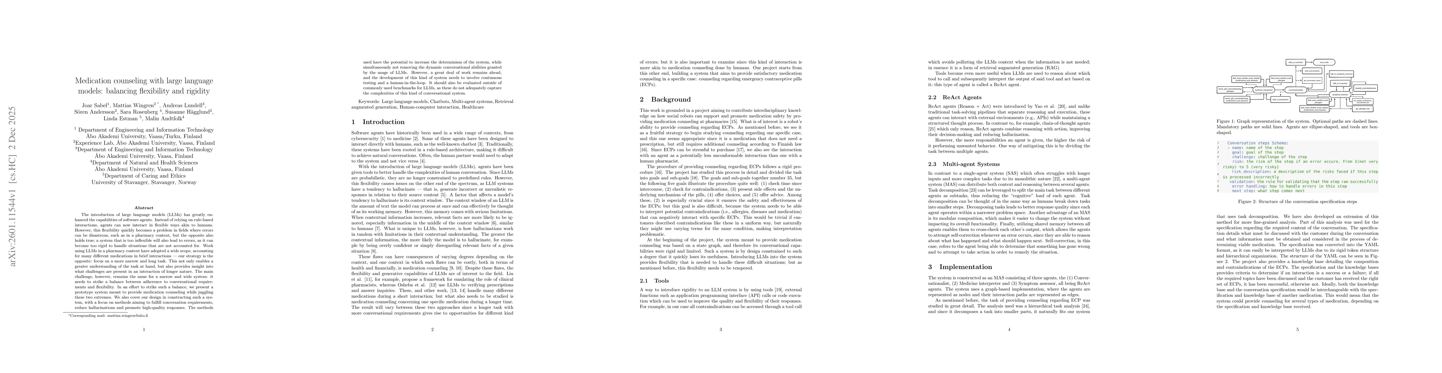 Thumbnail for Medication counseling with large language models: balancing flexibility and rigidity
