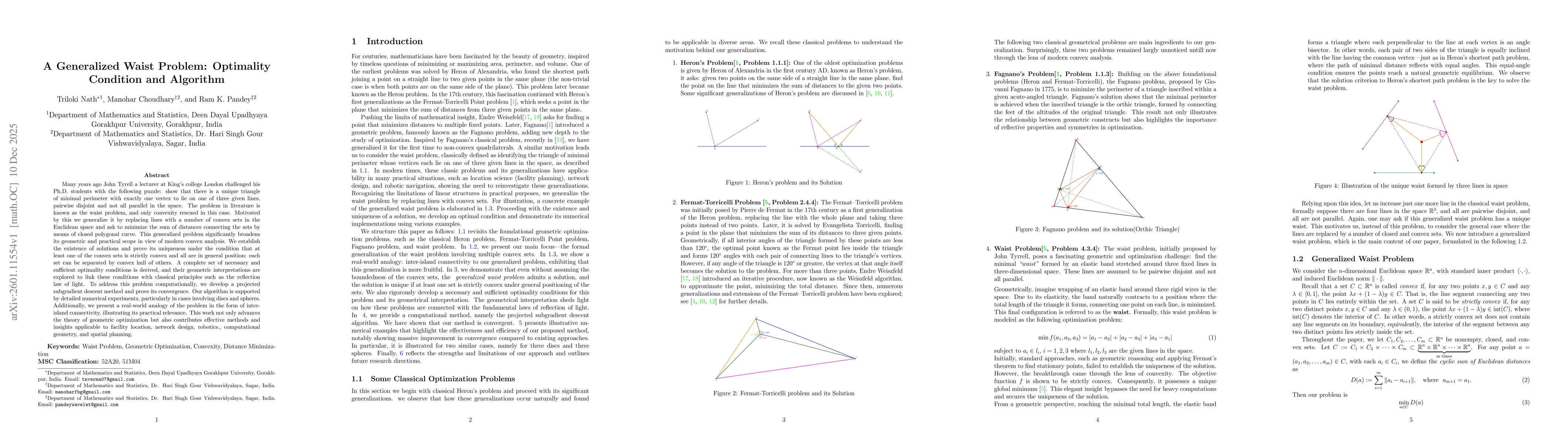 Thumbnail for A Generalized Waist Problem: Optimality Condition and Algorithm