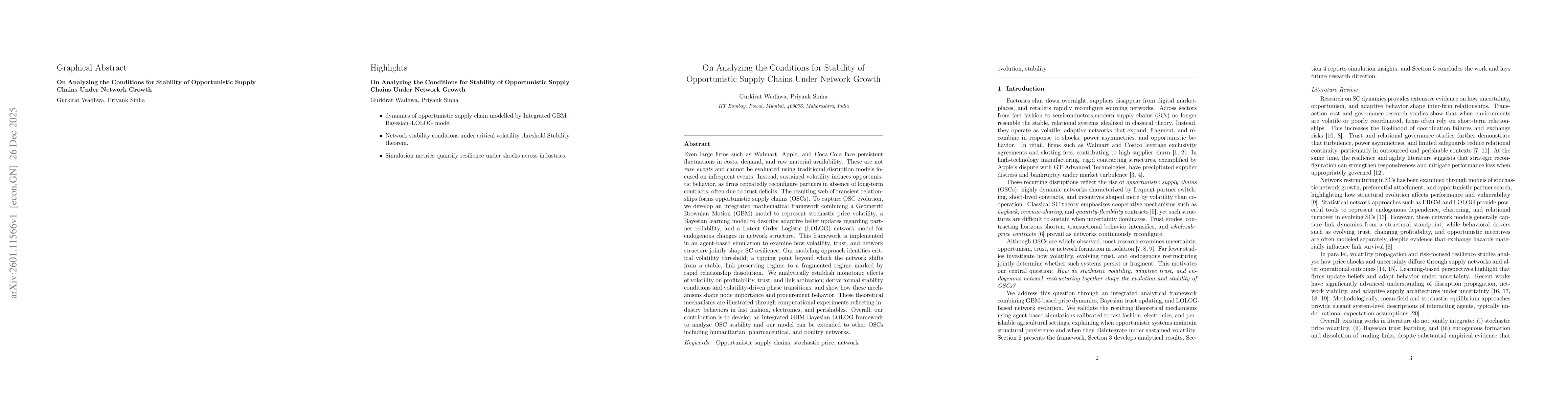 Thumbnail for On Analyzing the Conditions for Stability of Opportunistic Supply Chains Under Network Growth