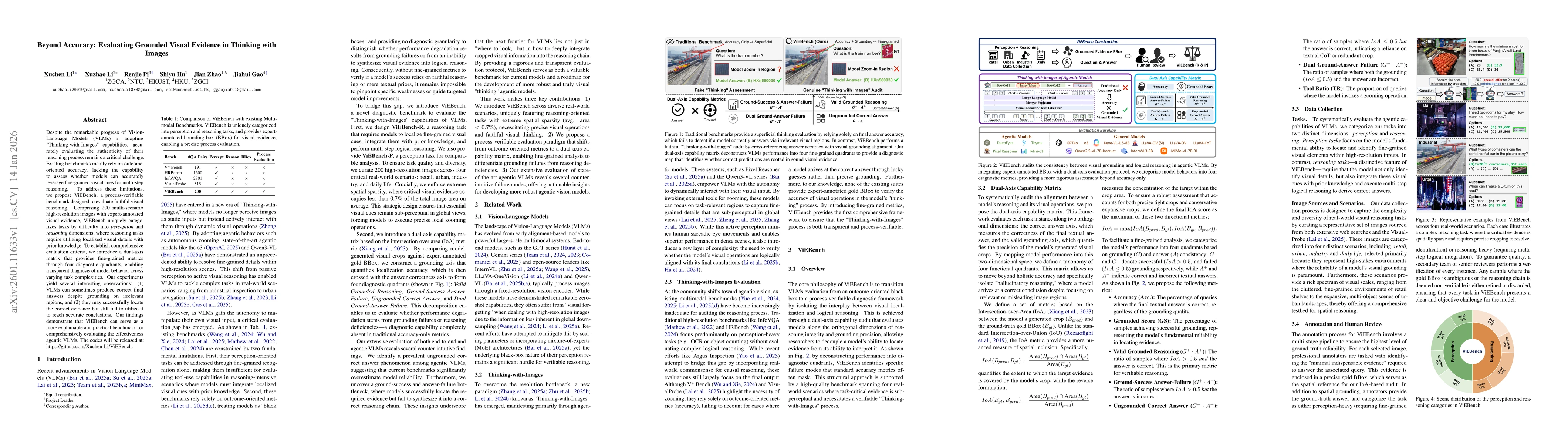 Thumbnail for Beyond Accuracy: Evaluating Grounded Visual Evidence in Thinking with Images
