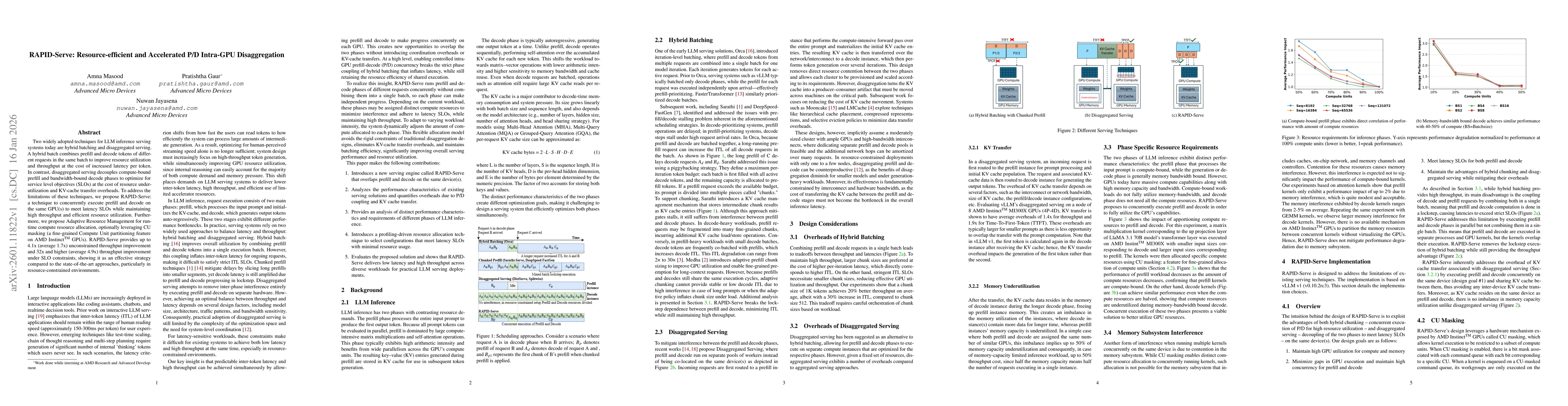 Thumbnail for RAPID-Serve: Resource-efficient and Accelerated P/D Intra-GPU Disaggregation